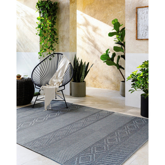 Sandra Rug - 529825 by Livabliss in nickel, lunar green. Made from polypropylene in a unique style.