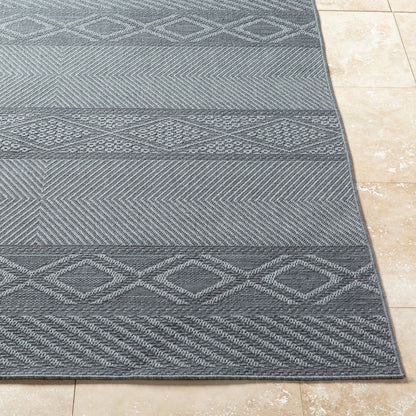 Sandra Rug - 529825 by Livabliss in nickel, lunar green. Made from polypropylene in a unique style.