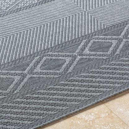 Sandra Rug - 529825 by Livabliss in nickel, lunar green. Made from polypropylene in a unique style.