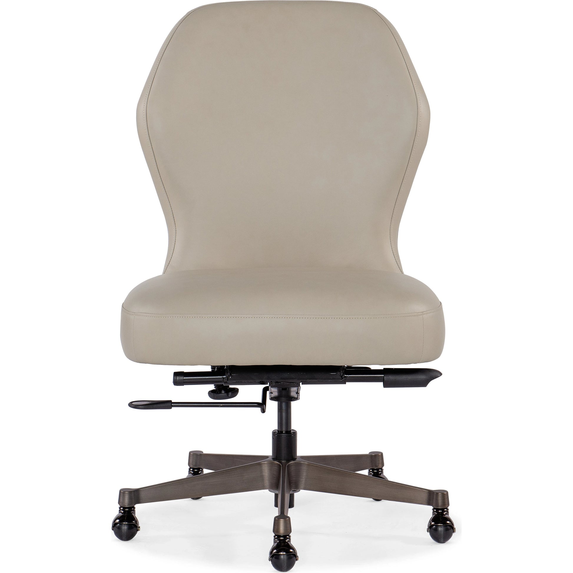 Executive Swivel Tilt Chair by Hooker Furniture in gunmetal. Made from unique in a modern style.