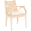 Natural White Wash, White Wash Legs, White Cushion / Cream