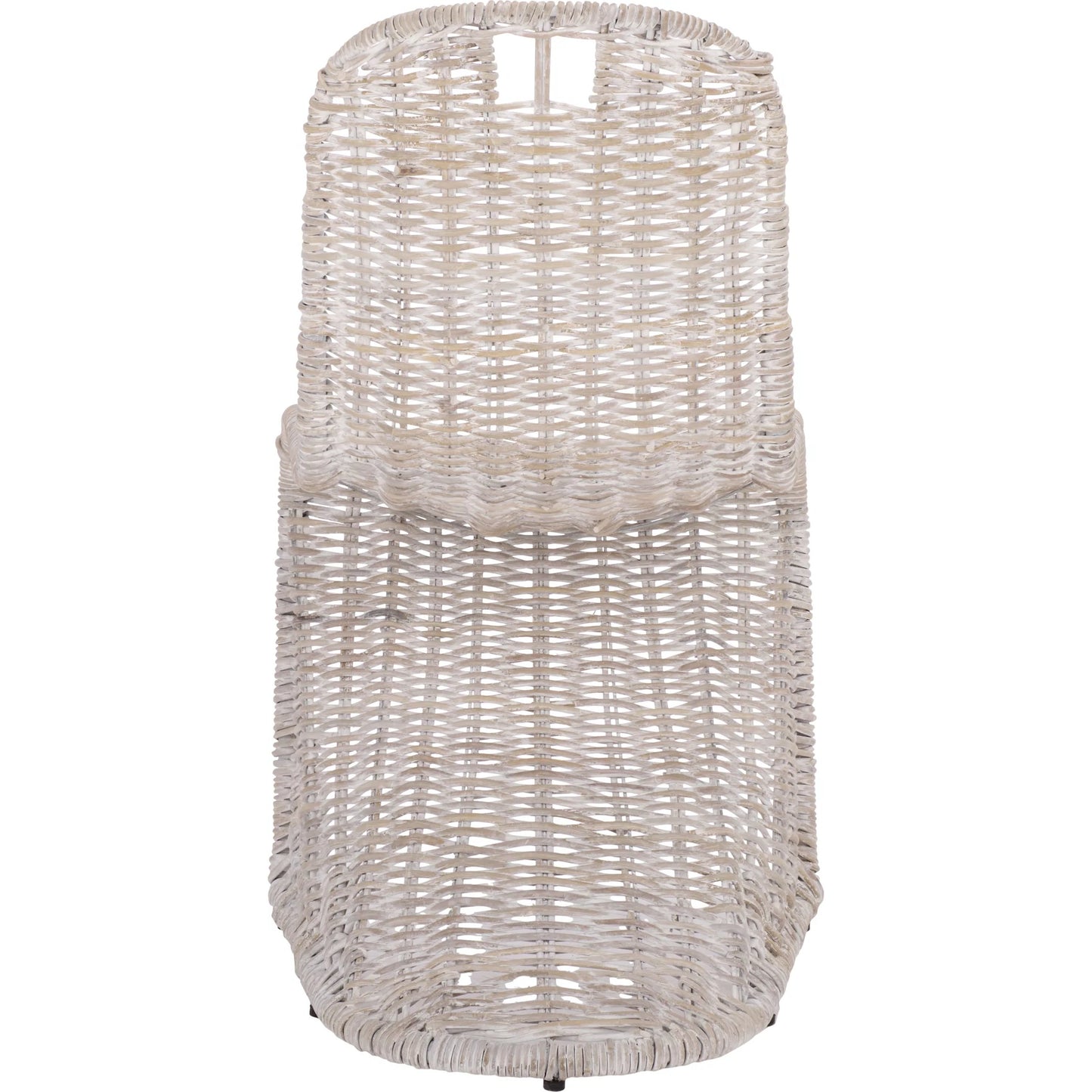 004 SI-2630125 | Additional Silo | Fairview Dining Chair (Set of 2) by HedgeApple Essentials in white washed. Made from rattan, iron in a unique style.