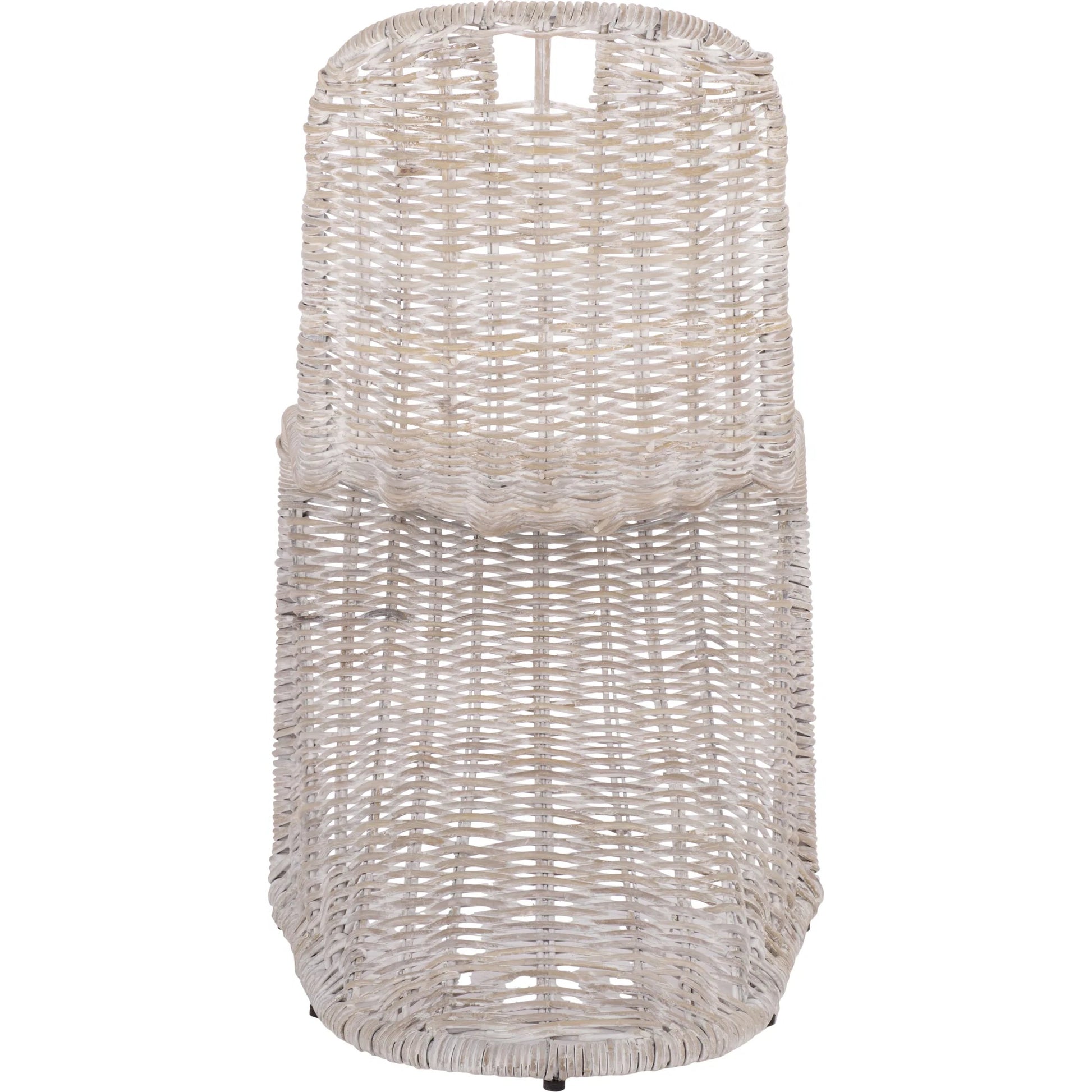 Fairview Dining Chair (Set of 2) by HedgeApple Essentials in white washed. Made from rattan, iron in a unique style.