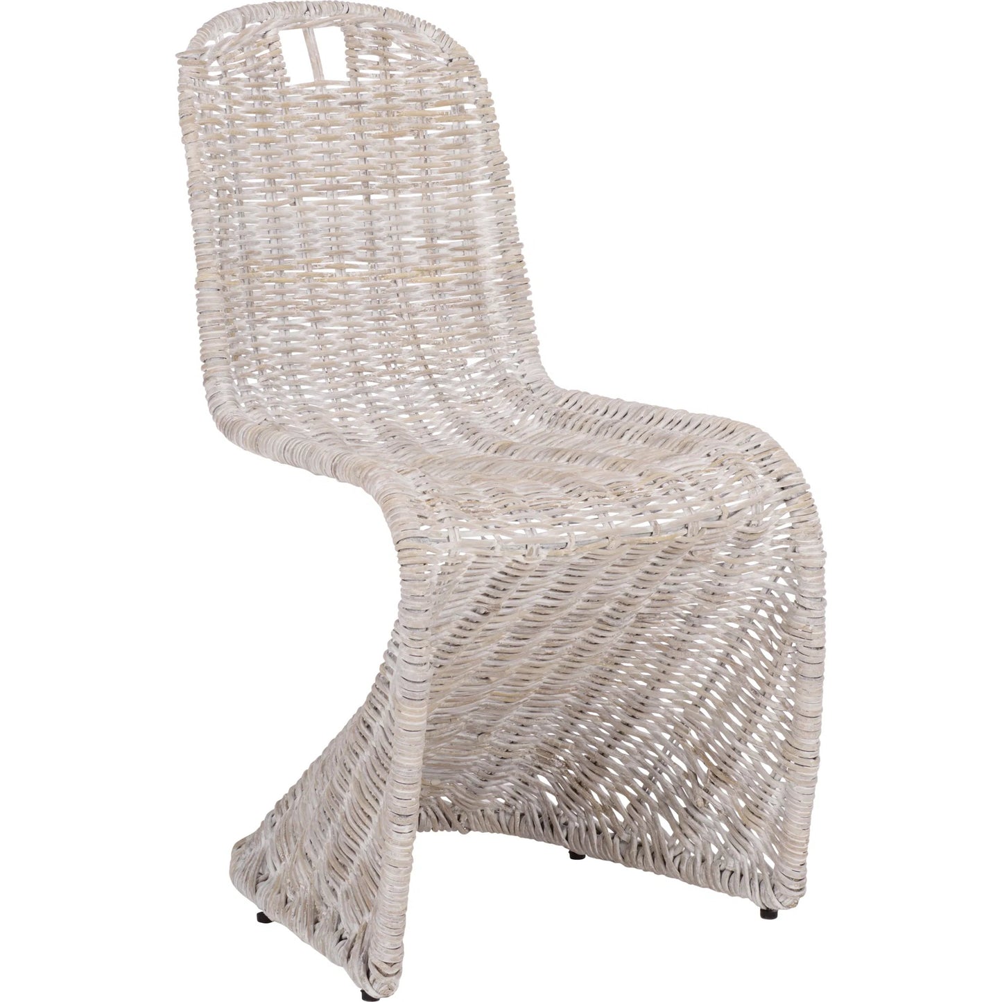 001 SI-2630125 | Primary Silo | Fairview Dining Chair (Set of 2) by HedgeApple Essentials in white washed. Made from rattan, iron in a unique style.