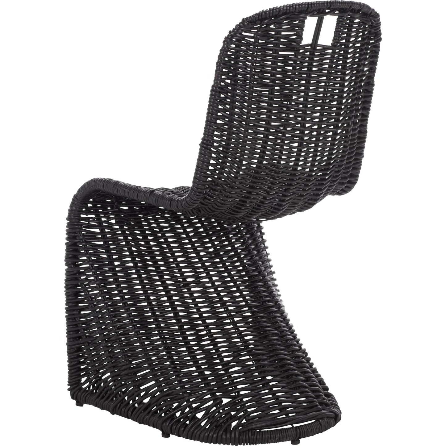 005 SI-2630126 | Additional Silo | Fairview Dining Chair (Set of 2) by HedgeApple Essentials in black. Made from rattan, iron in a unique style.
