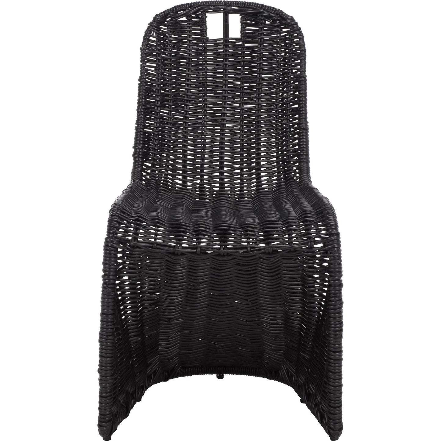 000 SI-2630126 | Additional Silo | Fairview Dining Chair (Set of 2) by HedgeApple Essentials in black. Made from rattan, iron in a unique style.