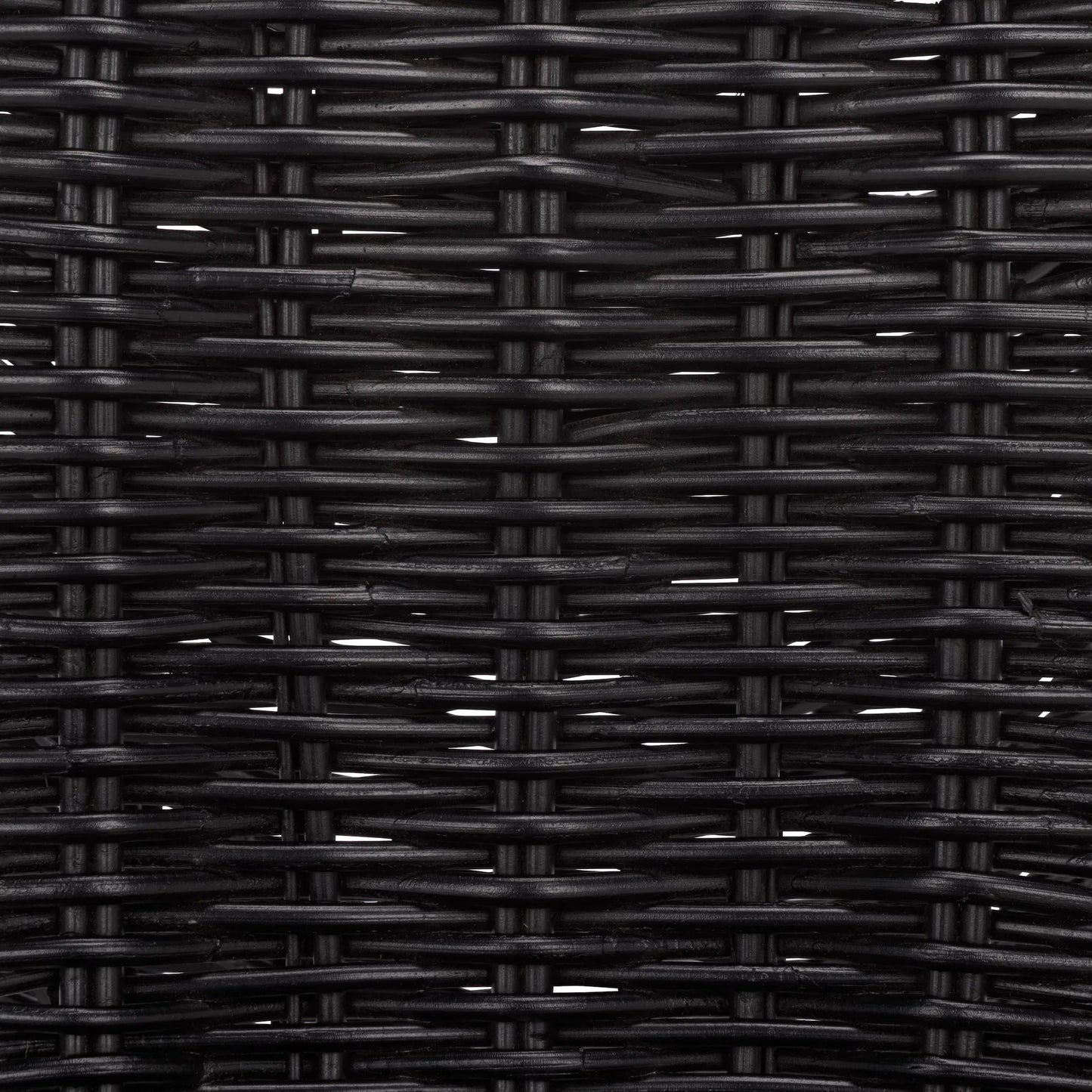 008 SI-2630126 | Closeup | Fairview Dining Chair (Set of 2) by HedgeApple Essentials in black. Made from rattan, iron in a unique style.
