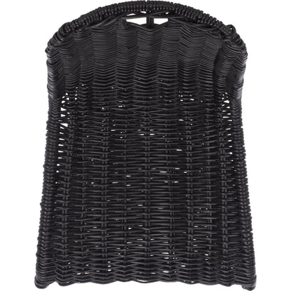 Fairview Dining Chair (Set of 2) by HedgeApple Essentials in black. Made from rattan, iron in a unique style.