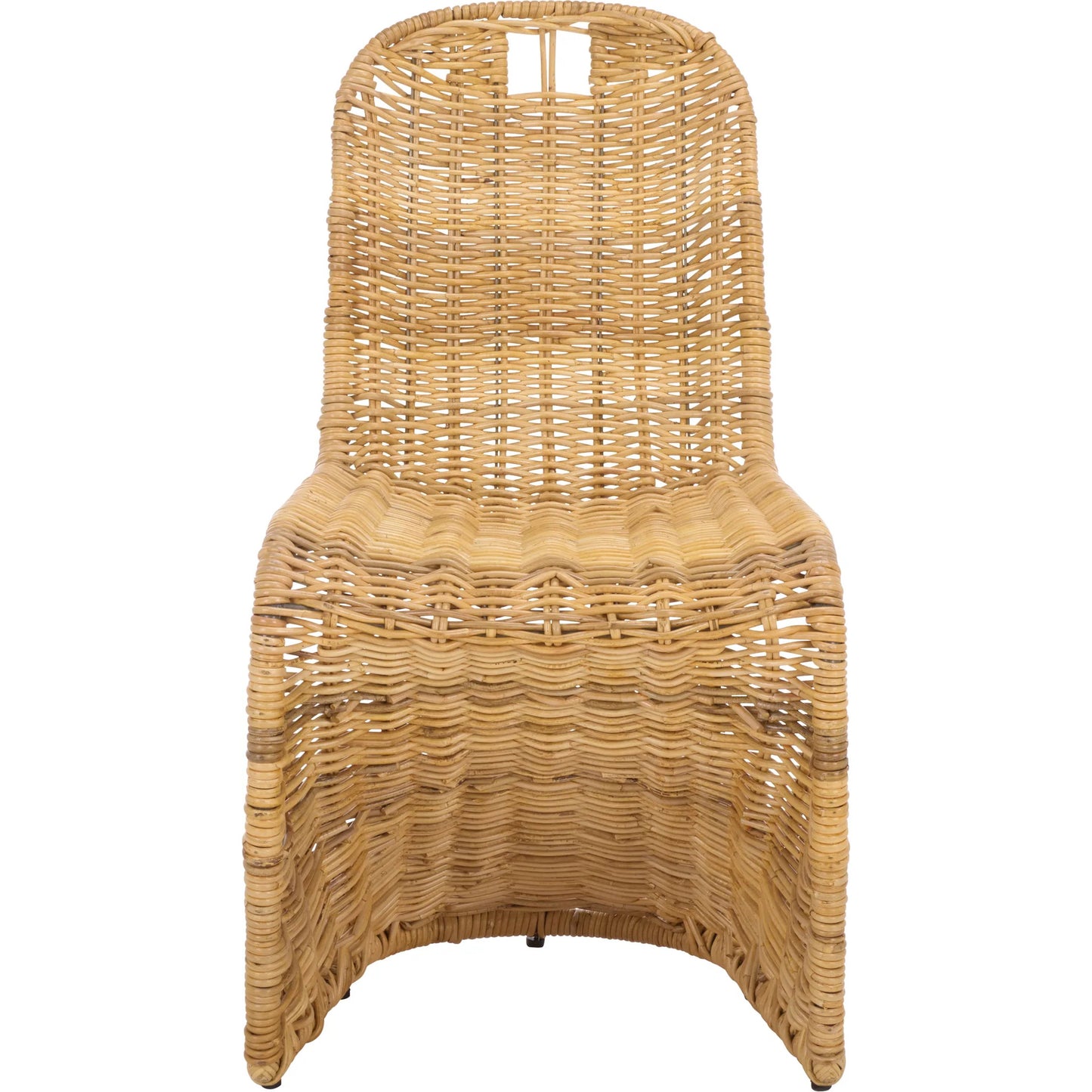 000 SI-2630127 | Additional Silo | Fairview Dining Chair (Set of 2) by HedgeApple Essentials in natural. Made from rattan, iron in a unique style.