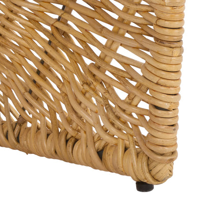 Fairview Dining Chair (Set of 2) by HedgeApple Essentials in natural. Made from rattan, iron in a unique style.