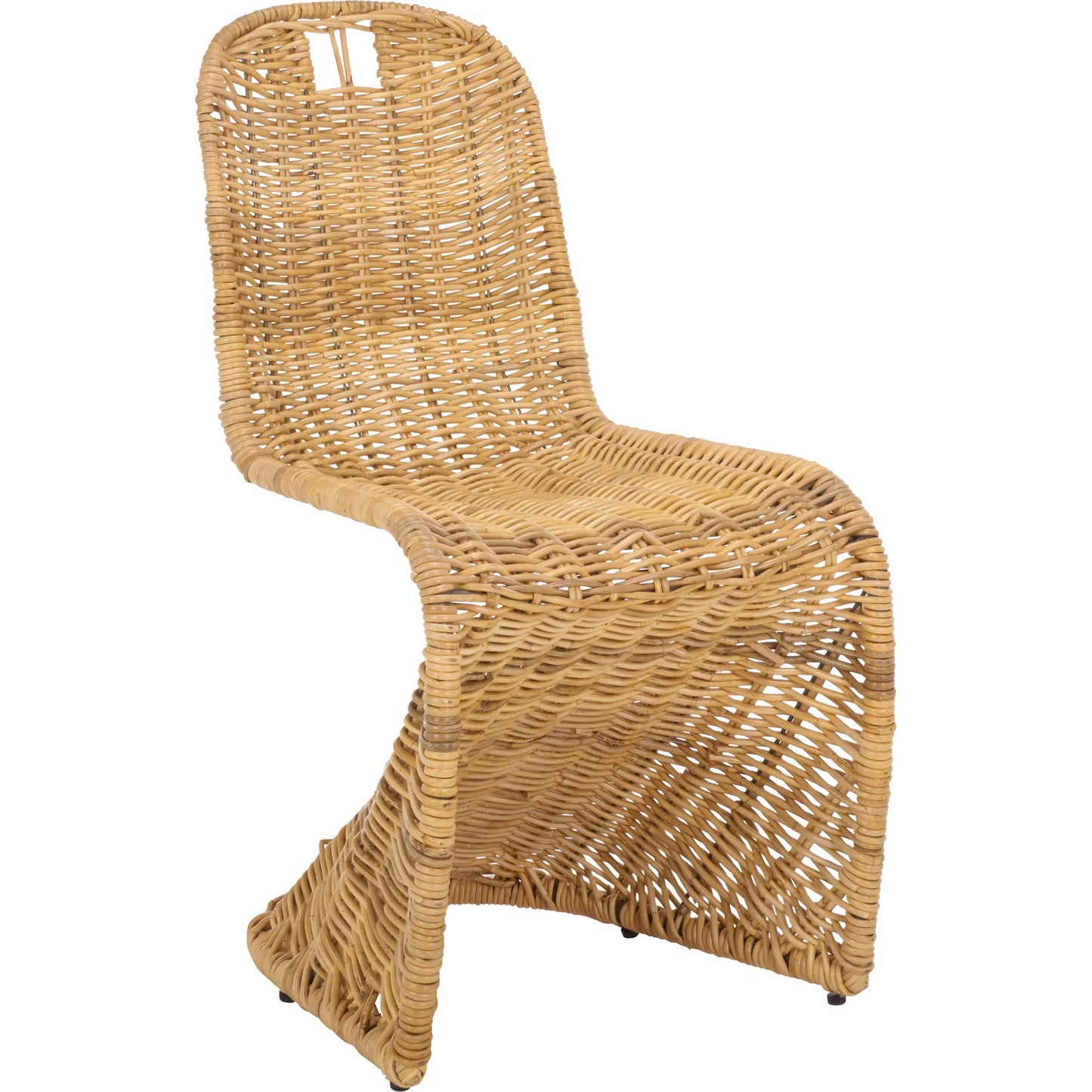 001 SI-2630127 | Primary Silo | Fairview Dining Chair (Set of 2) by HedgeApple Essentials in natural. Made from rattan, iron in a unique style.