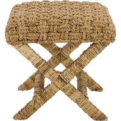 Eastern Woven Stool by HedgeApple Essentials. Made from mahogany, foam in a unique style.
