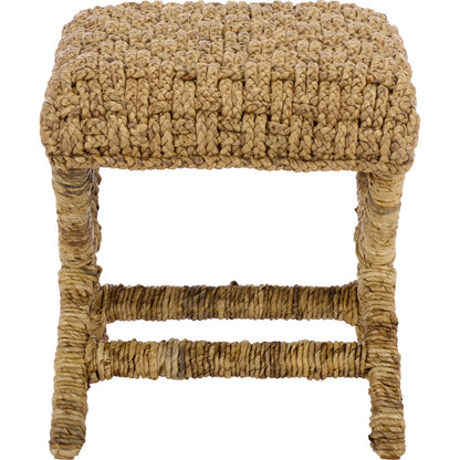 Eastern Woven Stool by HedgeApple Essentials. Made from mahogany, foam in a unique style.