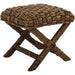 Eastern Woven Stool by HedgeApple Essentials. Made from mahogany, foam in a unique style.