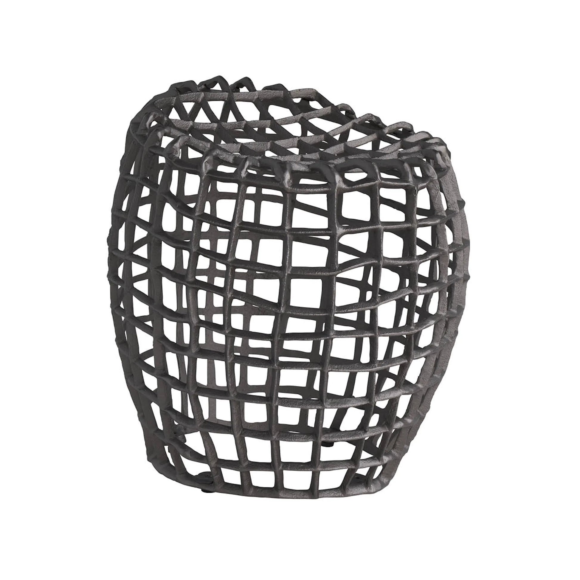 Oasis Seadrift Stool by Coastal Living by Universal Furniture in antique nickel. Made from unique in a modern style.