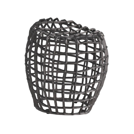 Oasis Seadrift Stool by Coastal Living by Universal Furniture in antique nickel. Made from unique in a unique style.