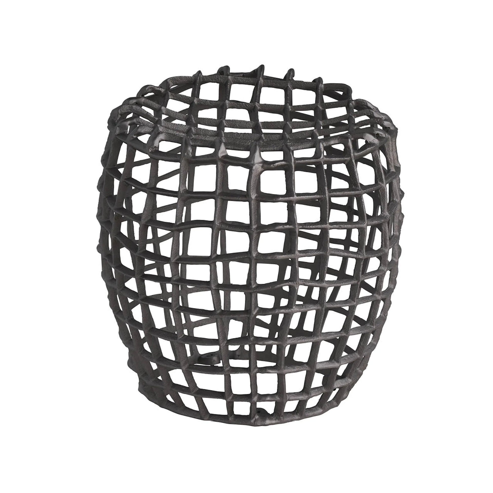 Oasis Seadrift Stool by Coastal Living by Universal Furniture in antique nickel. Made from unique in a modern style.