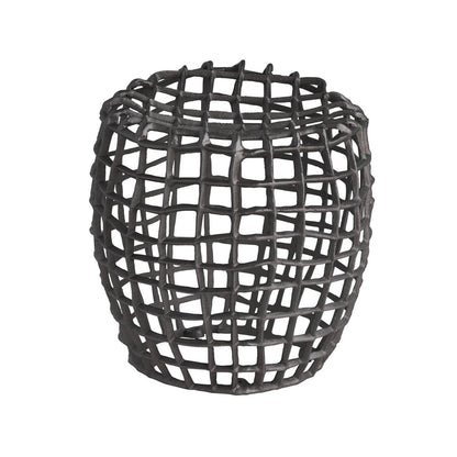 Oasis Seadrift Stool by Coastal Living by Universal Furniture in antique nickel. Made from unique in a modern style.