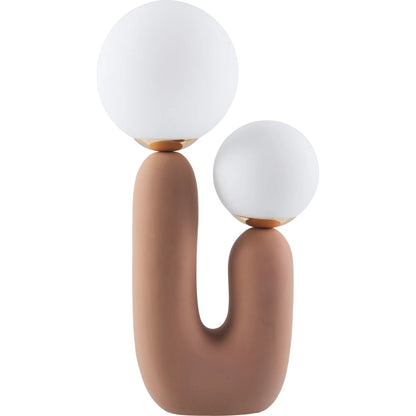 Sedeum Accent Table Lamp by Livabliss. Made from resin, glass in a modern style.