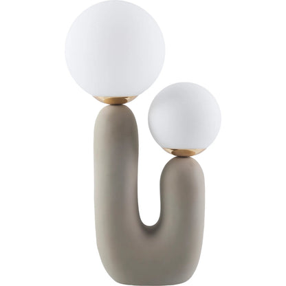 Sedeum Accent Table Lamp by Livabliss. Made from resin, glass in a modern style.