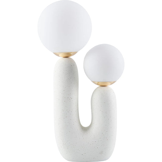 Sedeum Accent Table Lamp by Livabliss. Made from resin, glass in a unique style.