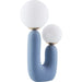 Sedeum Accent Table Lamp by Livabliss. Made from resin, glass in a modern style.