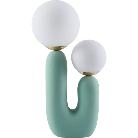 Sedeum Accent Table Lamp by Livabliss. Made from resin, glass in a unique style.