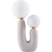 Sedeum Accent Table Lamp by Livabliss. Made from resin, glass in a modern style.