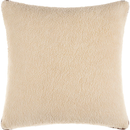 Shepherd Pillow - 36241 by Surya in cream, brown. Made from 100% polyester, 100% cotton in a unique style.