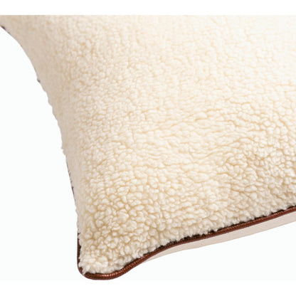 Shepherd Pillow - 36241 by Surya in cream, brown. Made from 100% polyester, 100% cotton in a unique style.