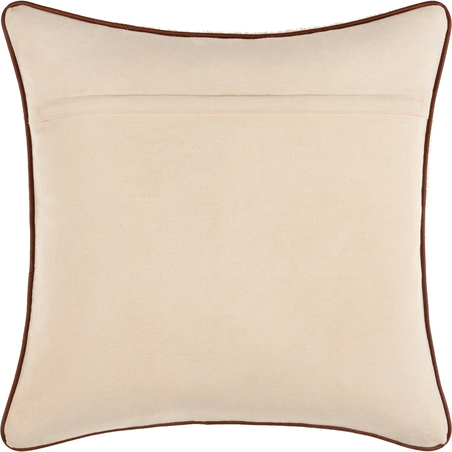 002 SI-1890549,SI-1890550 | Additional Silo | Shepherd Pillow - 36241 by Surya in cream, brown. Made from 100% polyester, 100% cotton in a unique style.