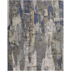 Blue, Gray, Tan / 2' x 3'