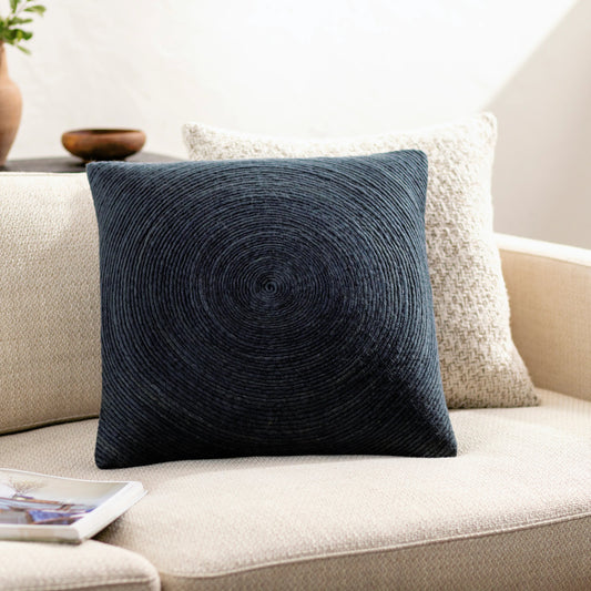 Sequence Pillow - 486130 by Surya. Made from front: 100% wool, back: 100% cotton in a modern style.