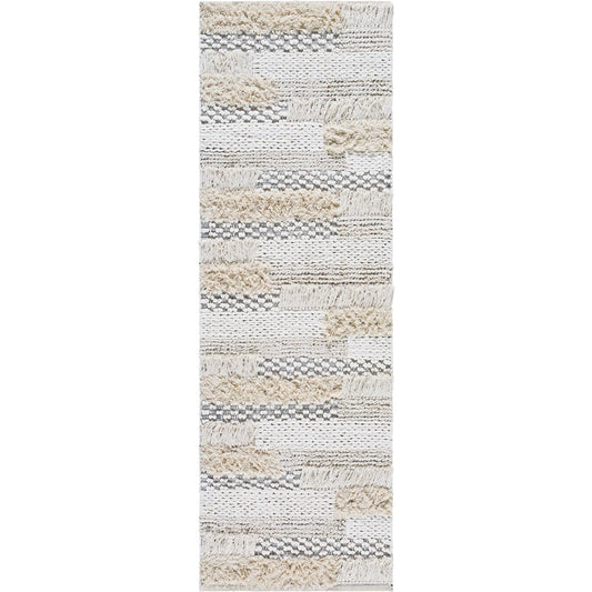 Serena Rug - 32485 by Surya in ivory, black, light beige. Made from main: 100% cotton in a unique style.