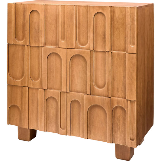 Sereny Bar Cabinet by Surya in brown. Made from mango wood in a transitional style.