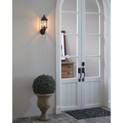 Sevier Small One Light Downlight Outdoor Wall Lantern by Visual Comfort & Co.. Made from die cast aluminum in a cottage & farmhouse style.