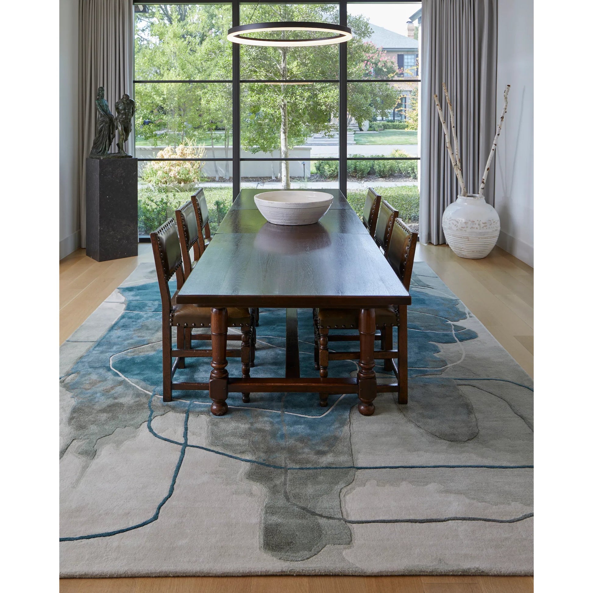 Anya Transitional Rug - 8885F by Feizy. Made from wool, viscose in a unique style.