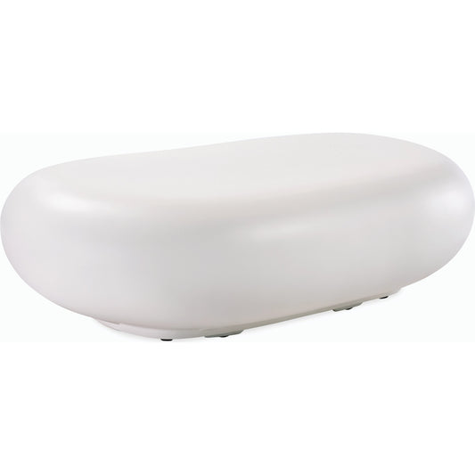 Pebble Outdoor Coffee Table by Sunset West. Made from gfr concrete in a modern style.