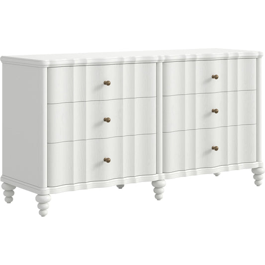 Haven Dresser by A.R.T. Furniture. Made from parawood solids, oak veneer in a unique style.