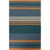 Teal, Orange, Yellow / 8' x 11'