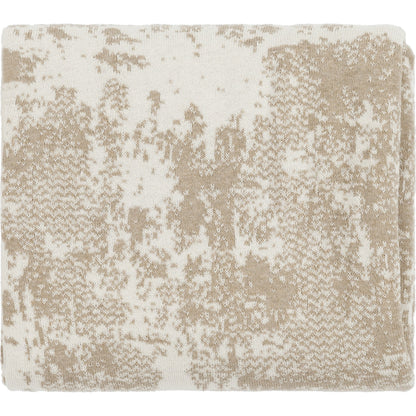 Stefan Indoor/Outdoor Throw by Surya in tan, ivory. Made from 100% cotton in a modern style.