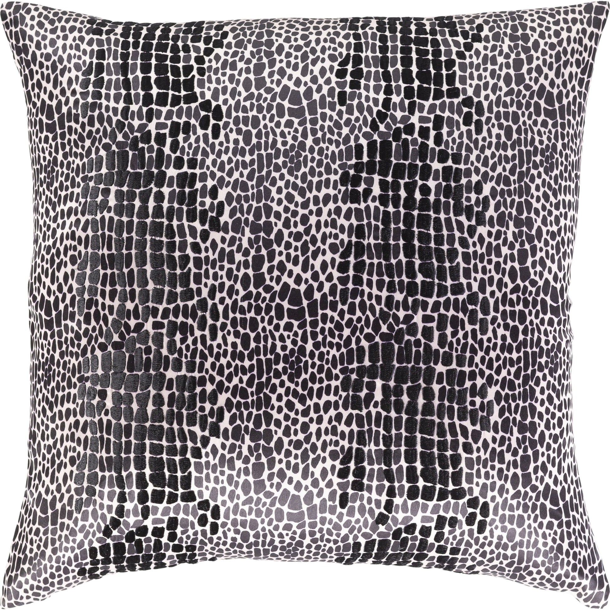 Safari Pillow - 34051 by Surya in pale pink, black. Made from 100% polyester in a modern style.