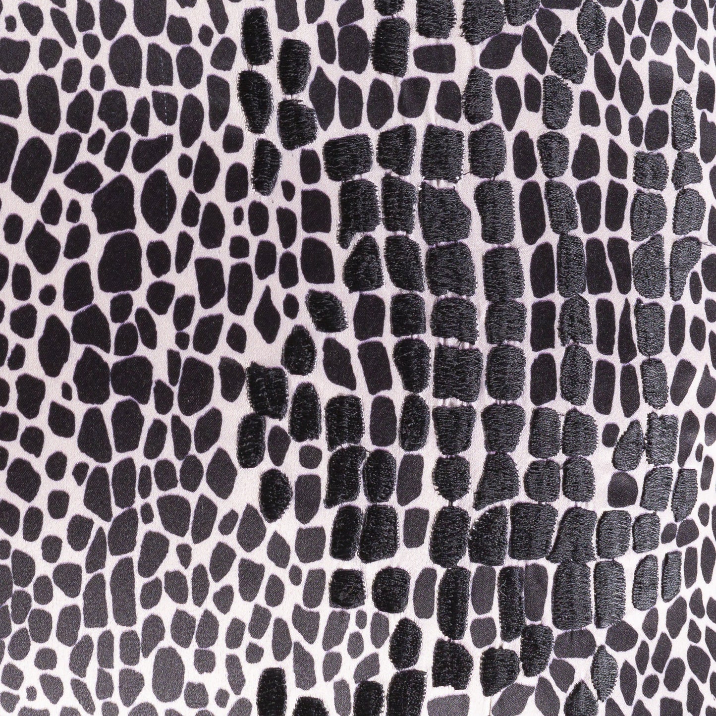 003 SR-881058,SR-881059 | Closeup | Safari Pillow - 34051 by Surya in pale pink, black. Made from 100% polyester in a modern style.