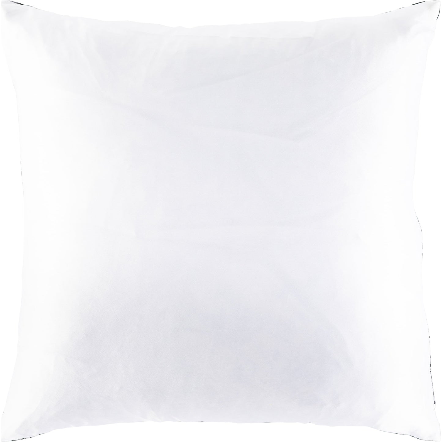 002 SR-881060,SR-881061 | Additional Silo | Safari Pillow - 17824 by Surya in black, charcoal, white, light beige. Made from 100% polyester in a modern style.