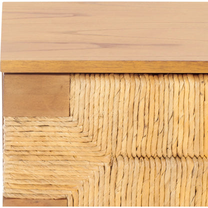 Bremer Banana Stem 1-DRAWER Nightstand by HedgeApple Essentials. Made from mahogany wood, albasia veneer, manufactured wood in a rustic style.