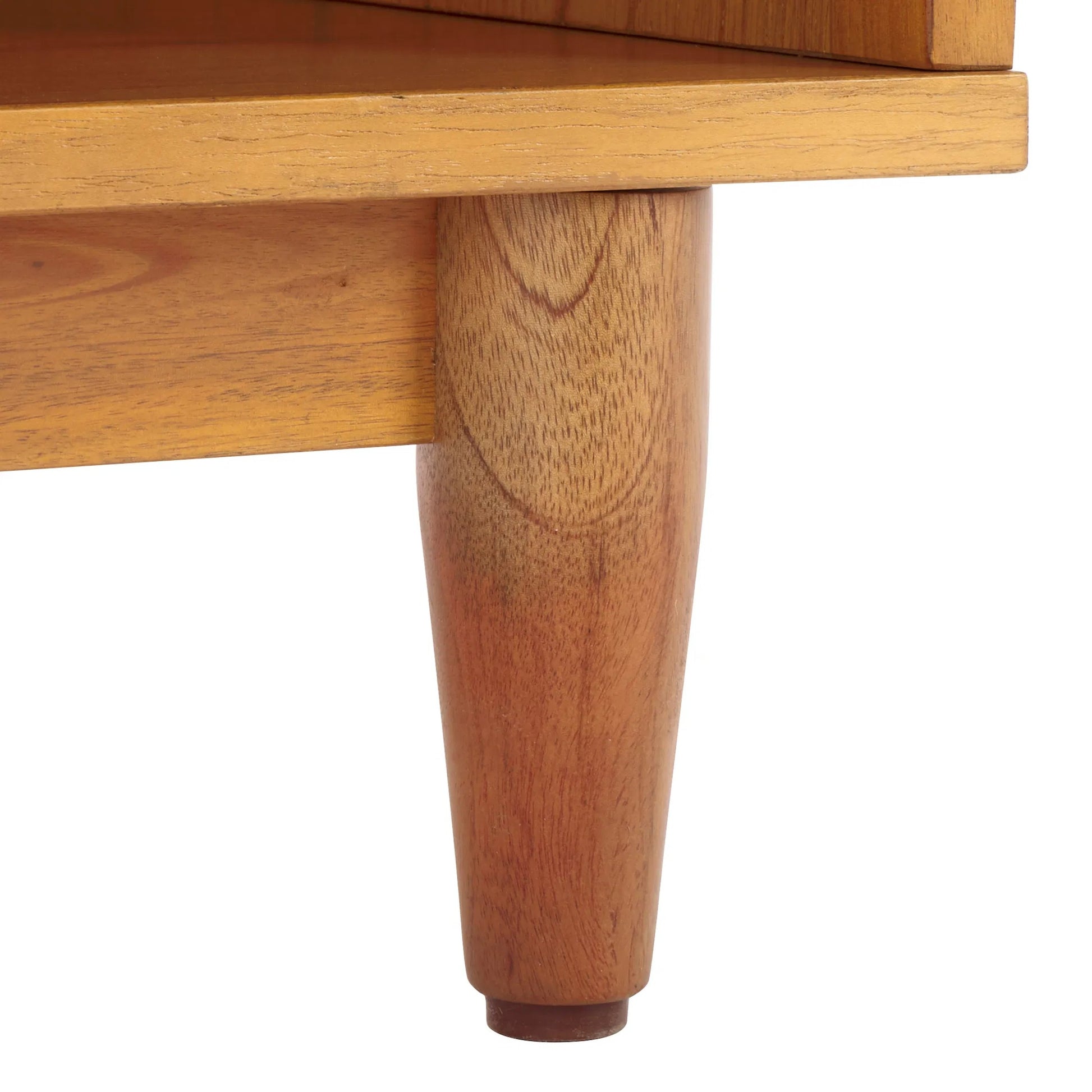 Bremer Banana Stem 1-DRAWER Nightstand by HedgeApple Essentials. Made from mahogany wood, albasia veneer, manufactured wood in a rustic style.