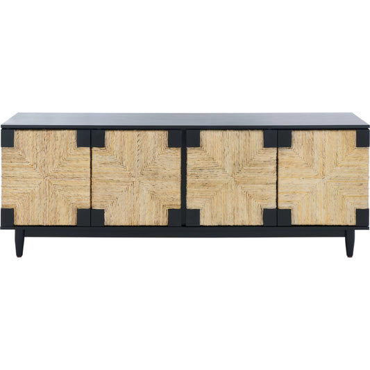 Bremer Banana Stem Media Stand by HedgeApple Essentials. Made from mahogany wood, albasia veneer, manufactured wood in a unique style.