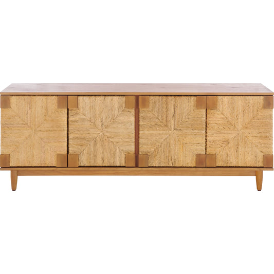 Bremer Banana Stem Media Stand by HedgeApple Essentials. Made from mahogany wood, albasia veneer, manufactured wood in a unique style.