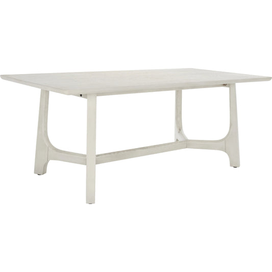 Adelee Rectangle Dining Table by Safavieh. Made from mdf, oak veneer, rubberwood, plywood in a modern style.