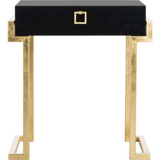 Abele Side Table by Safavieh. Made from metal, wood in a modern style.